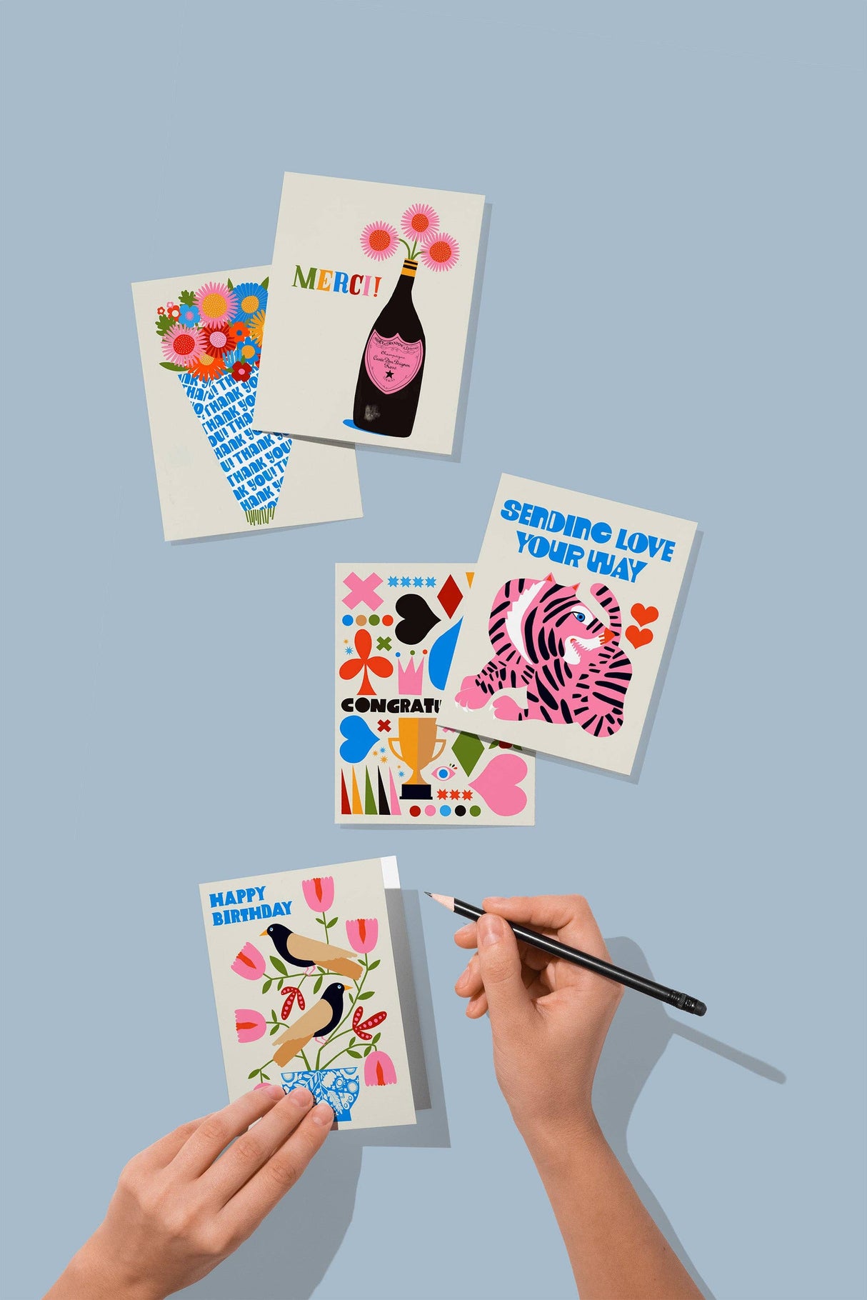 "Thank You" Bouquet Greeting Card
