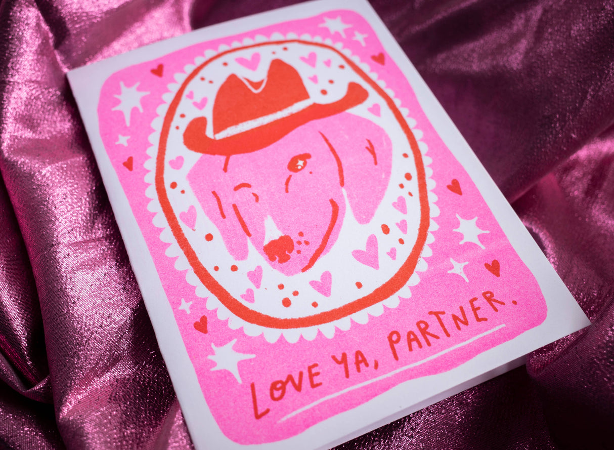 "Love Ya, Partner" Card