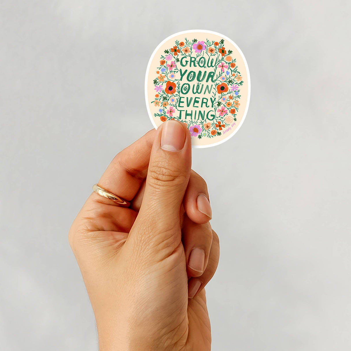 Grow Your Own Gardening Sticker