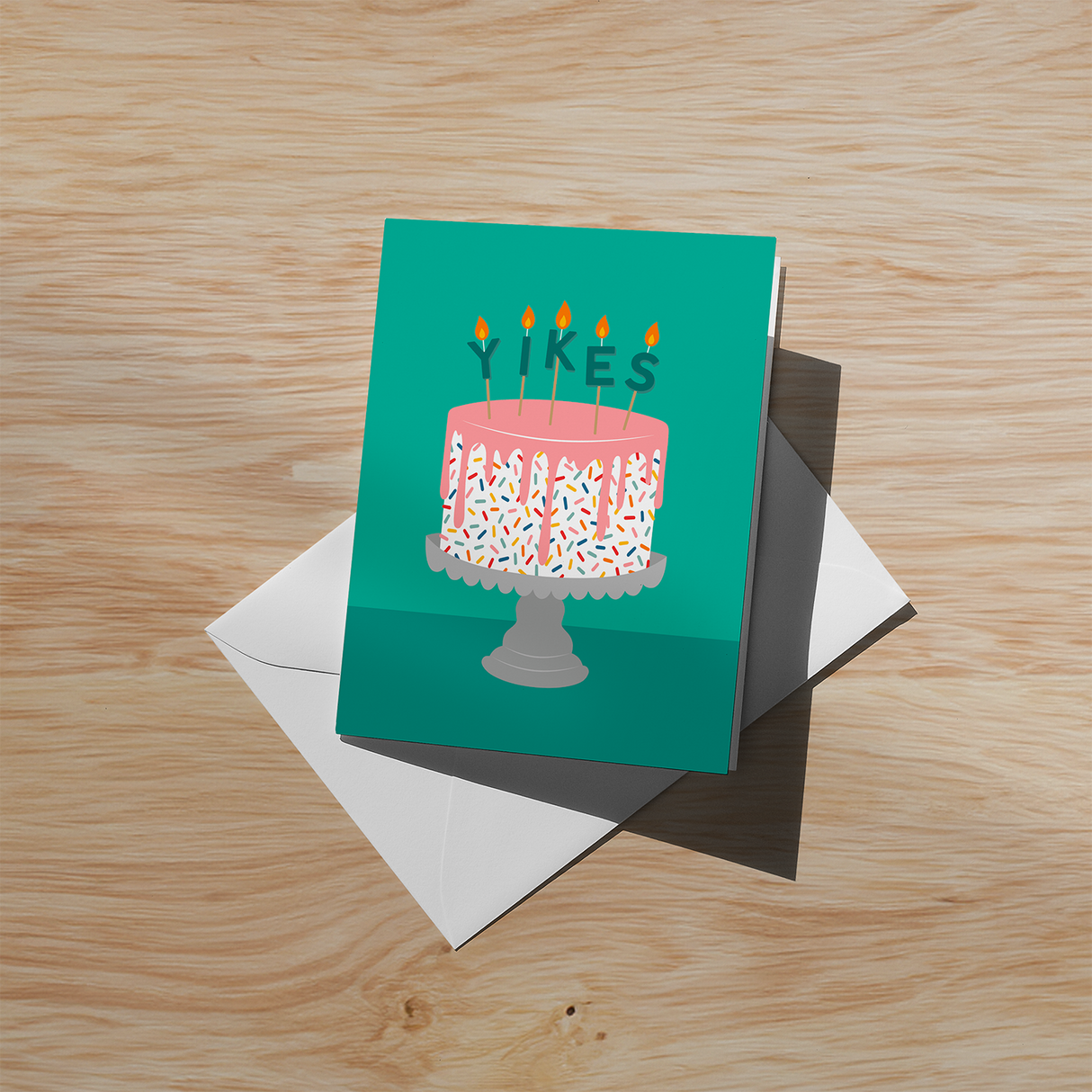 Yikes Birthday Card