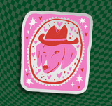 Cowboy Puppy sticker