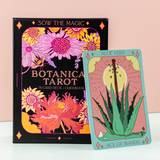 Botanical Tarot Deck + Guidebook by: Sow the Magic