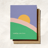 Sending You Love Card | Minimalist Card | Sympathy Card