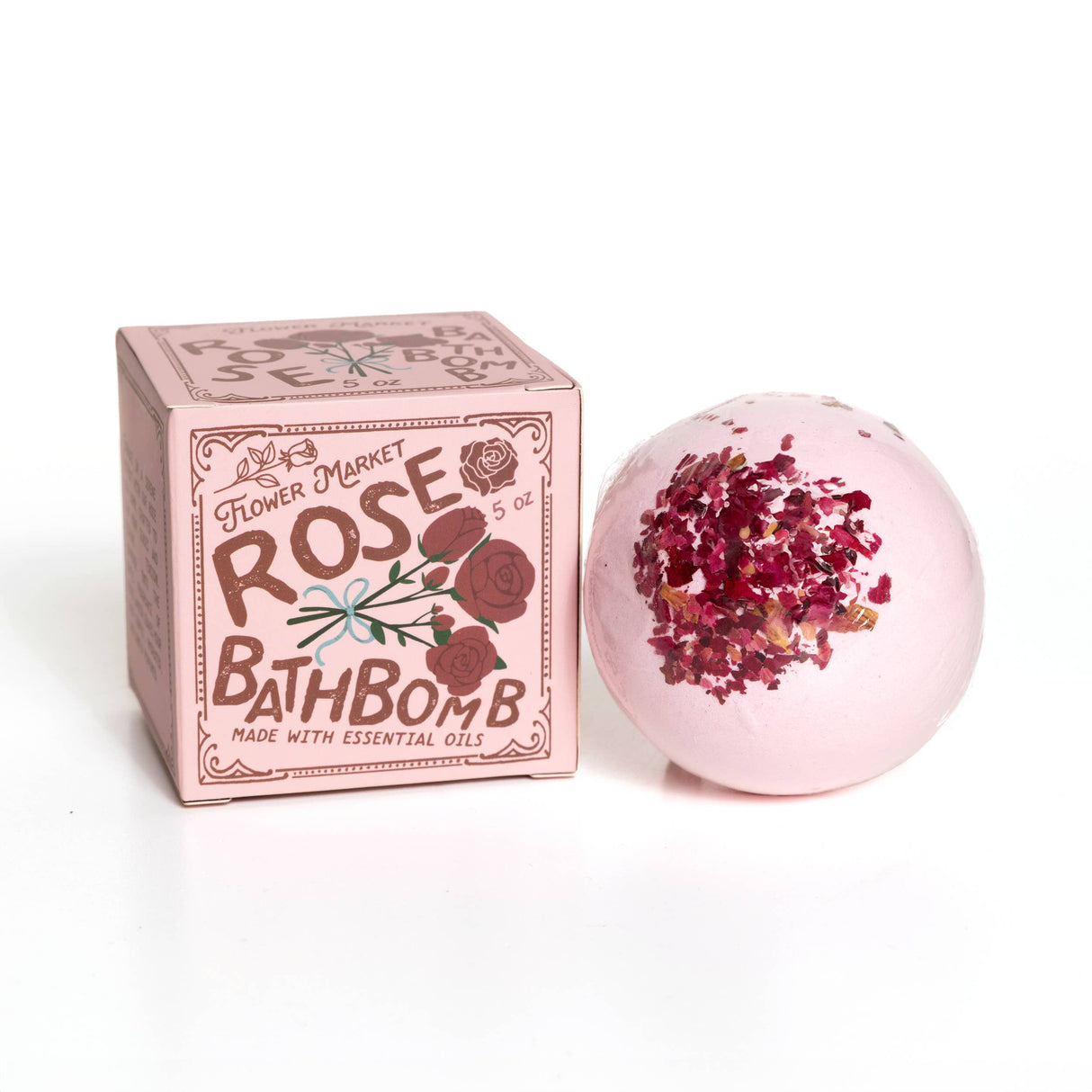 Rose Bath Bomb 5 oz