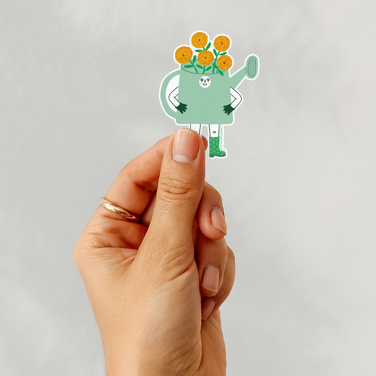 Gardening Friend Sticker
