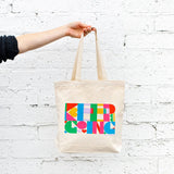 "Keep Going" Canvas Tote