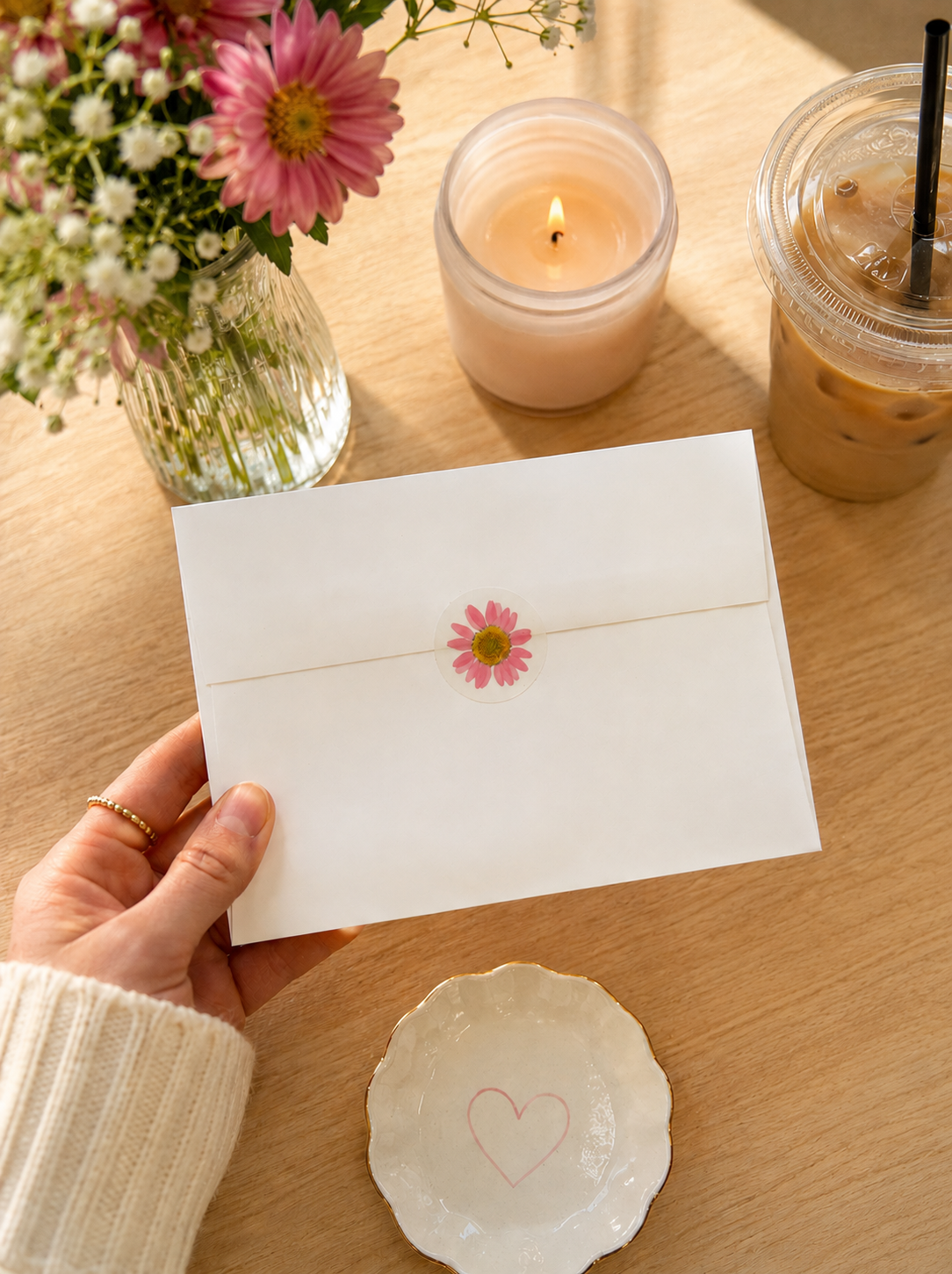 Real Pressed Flower Stickers: 9 Pack