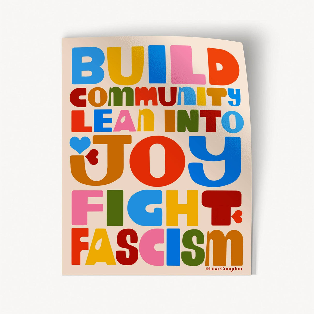 "Build Community" Sticker