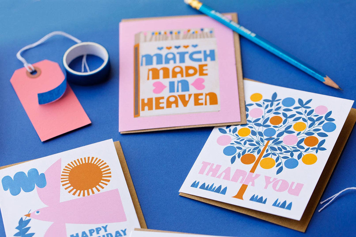 "Match Made in Heaven" Greeting Card