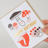 Birthday Mushrooms Card